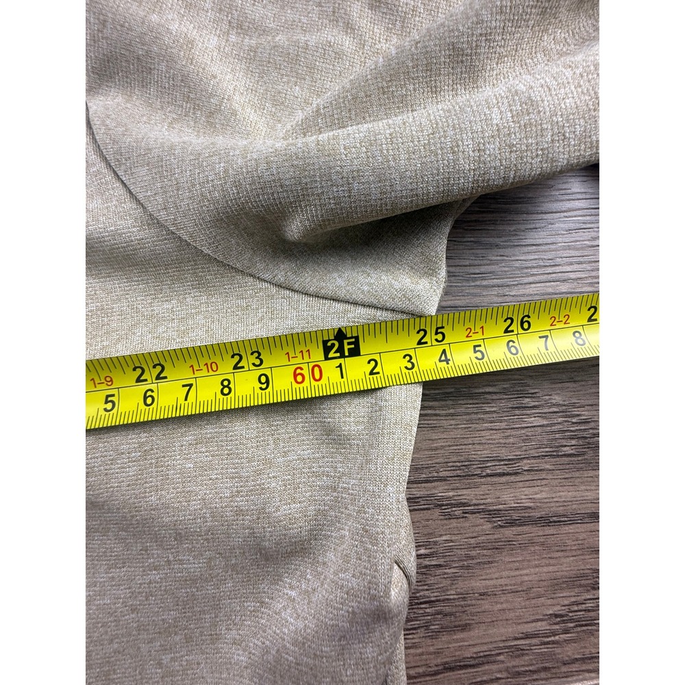 The North Face Men's Logo Hoodie Pullover Heather Tan Polyester Casual XL - Picture 4 of 12